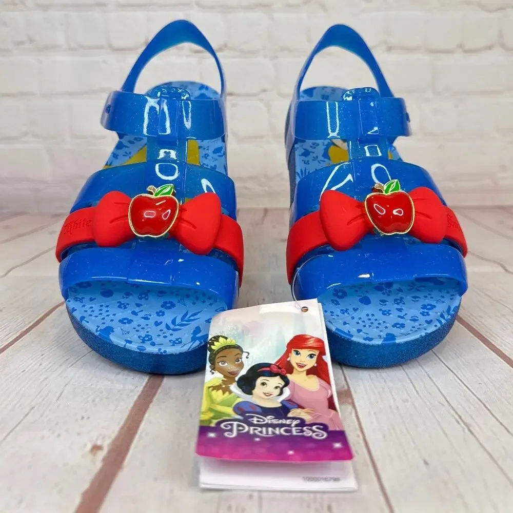 Crocs Disney Snow White Isabella Bright Cobalt Sandals Kids Size J3 209676-4JL